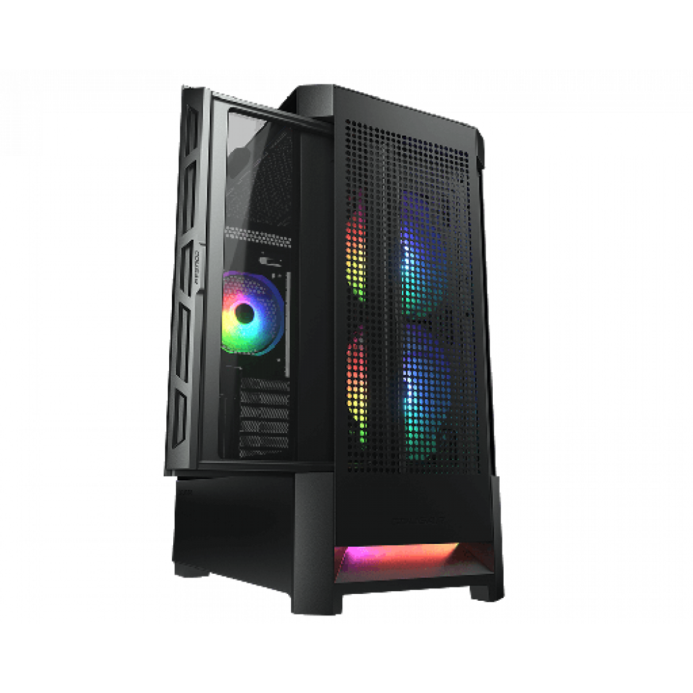Cougar AirFace RGB Gaming Midi Tower Black