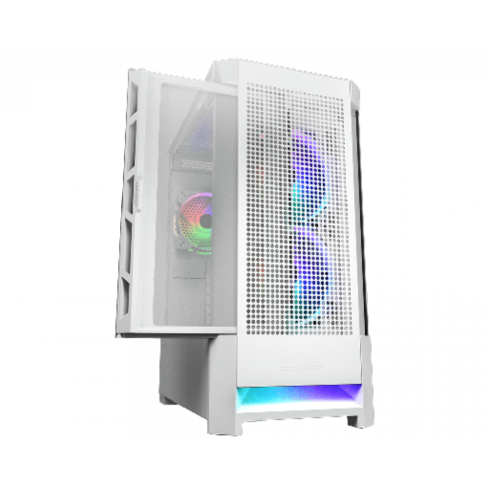 Cougar AirFace RGB Gaming Midi Tower White