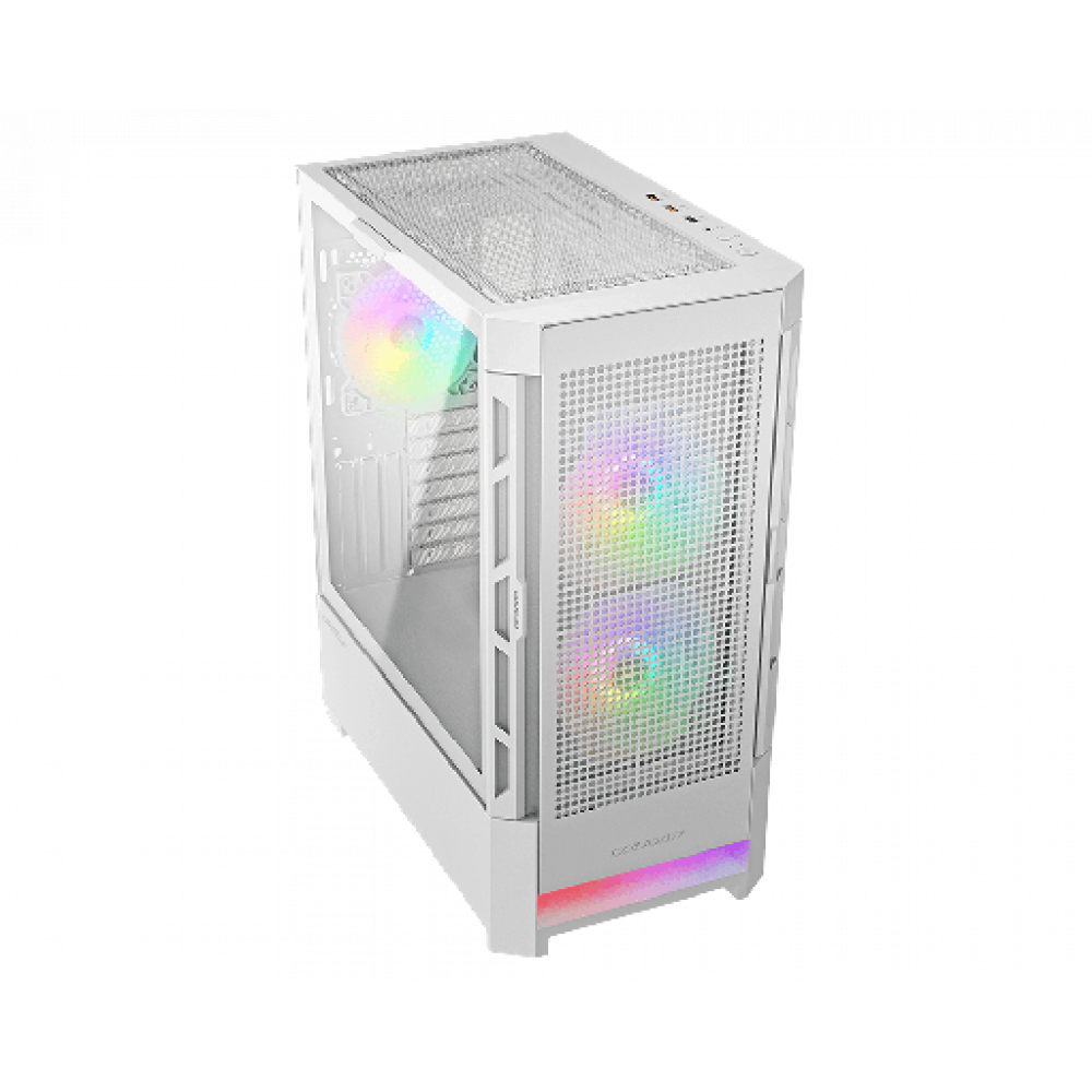 Cougar AirFace RGB Gaming Midi Tower White