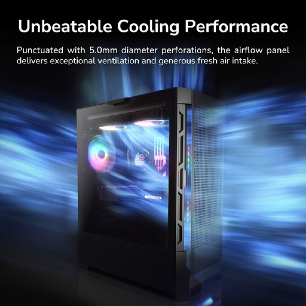 Cougar Duoface RGB Gaming Midi Tower Black