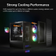 Cougar Duoface RGB Gaming Midi Tower Black