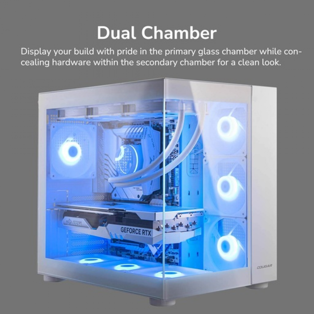Cougar FV150 RGB Gaming Midi White