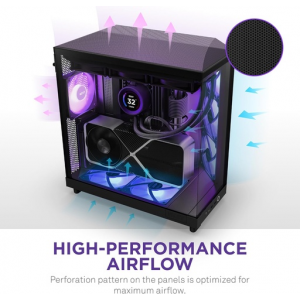 NZXT H6 Flow RGB Black 2023 NZXT H6 Flow RGB Black 2023
