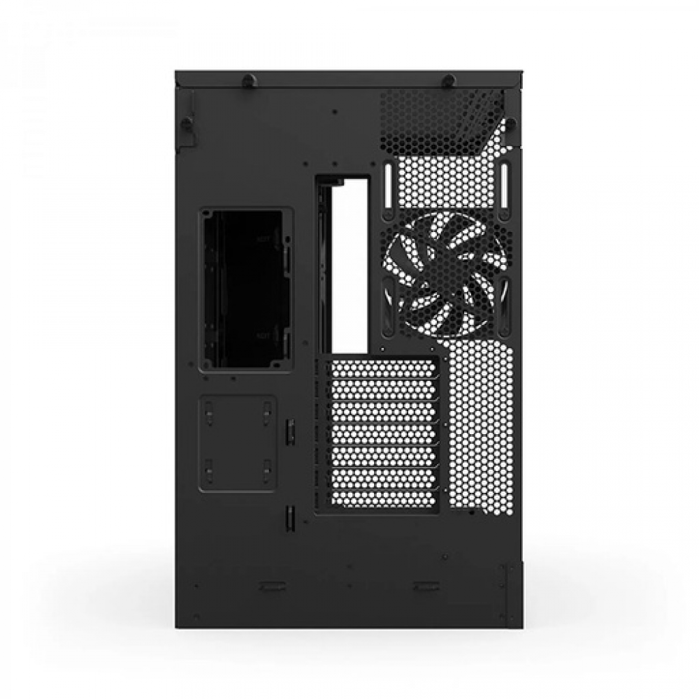 NZXT H9 Flow Large Dual-Chamber Mid-Tower ATX Airflow Case Black