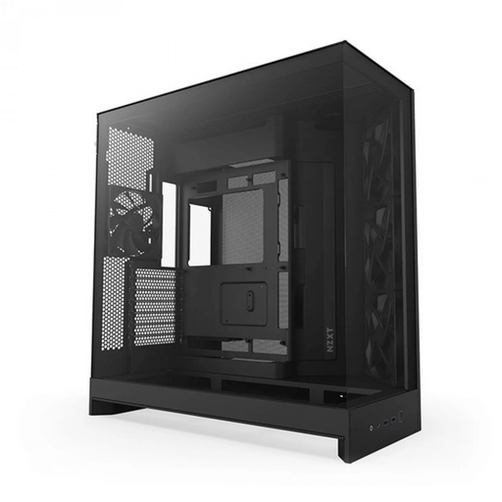 NZXT H9 Flow RGB Large Dual-Chamber Mid-Tower ATX Airflow Case Black