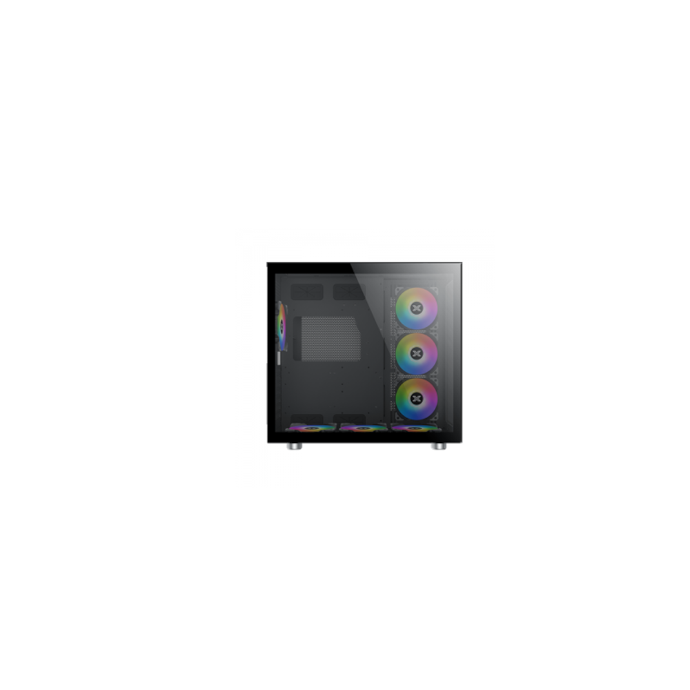 XIGMATEK Aquarius PRO Black, Gaming Case, Tempered Glass, 7x aRGB Fans με controller