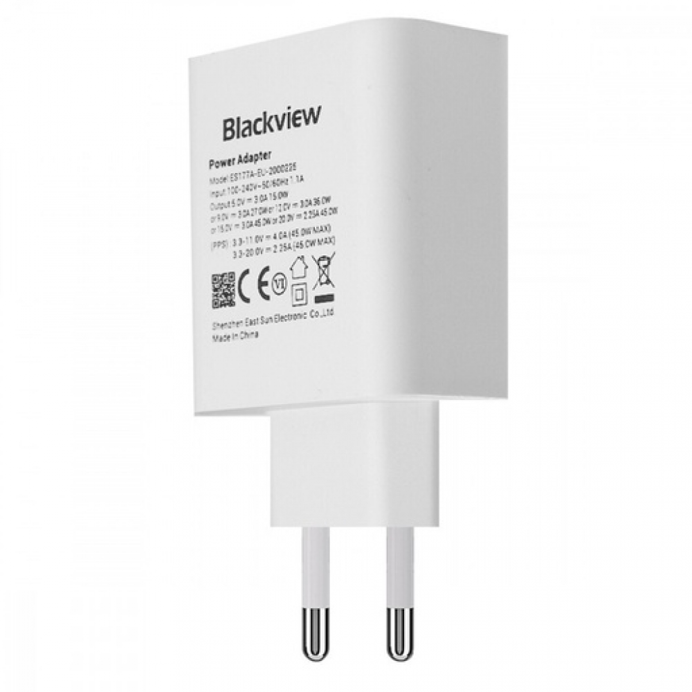 BlackView Φορτιστής Χωρίς Καλώδιο με Θύρα USB-C 45W Power Delivery Λευκός 