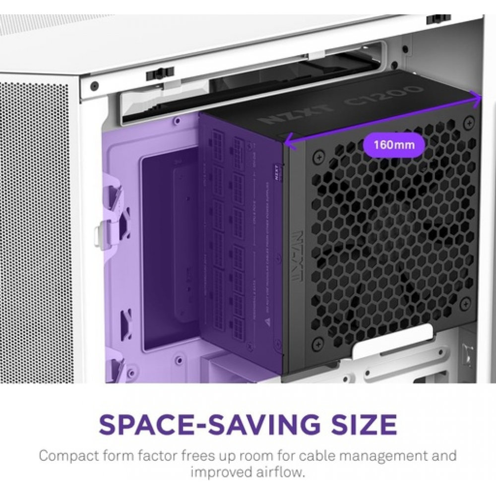 NZXT C850 Gold ATX 3.1 850W Μαύρο Τροφοδοτικό Υπολογιστή Full Modular 80 Plus Gold