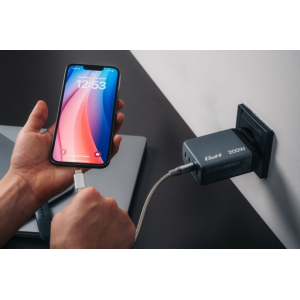 Verbatim GaN USB-A και 3 Θύρες USB-C 200W Power Delivery / Quick Charge 3.0 Gray  Verbatim GaN USB-A και 3 Θύρες USB-C 200W Power Delivery / Quick Charge 3.0 Gray