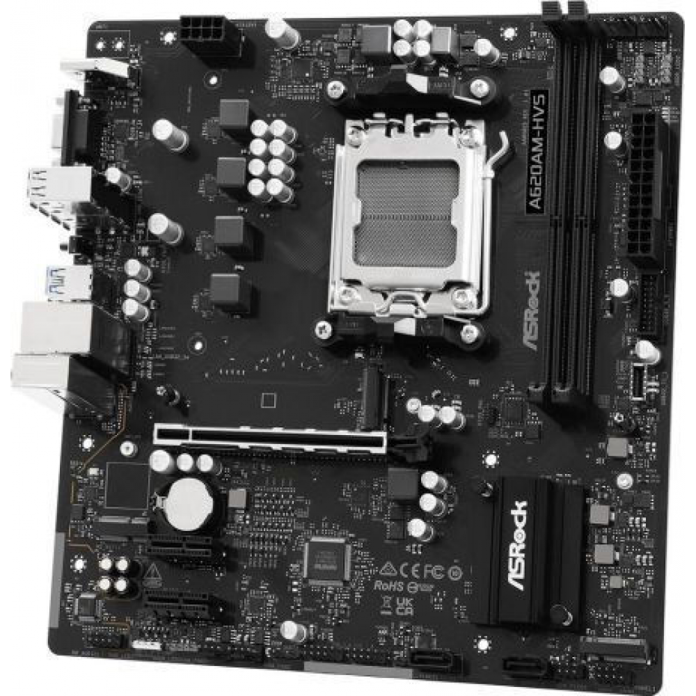ASRock A620AM-HVS Motherboard Micro ATX με AMD AM5 Socket