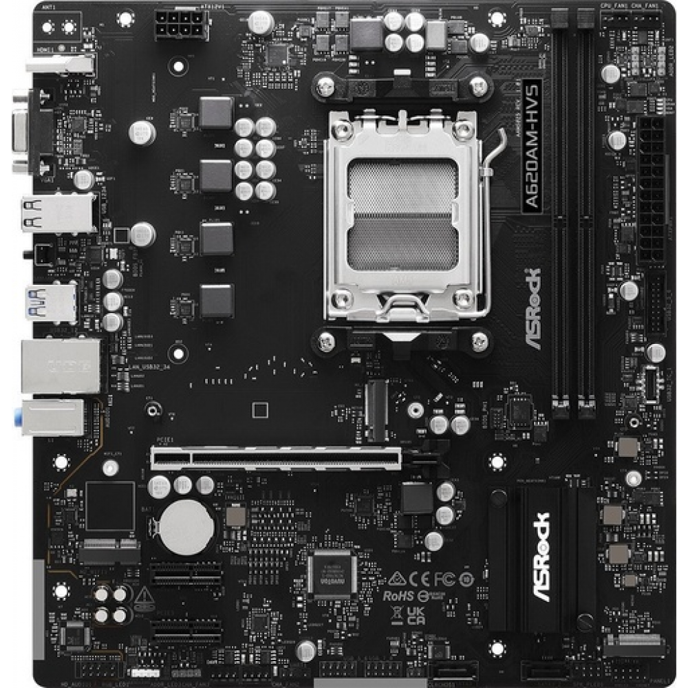 ASRock A620AM-HVS Motherboard Micro ATX με AMD AM5 Socket
