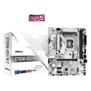ASRock B760M-HDV/M.2 DDR5 Motherboard Micro ATX με Intel 1700 Socket ASRock B760M-HDV/M.2 DDR5 Motherboard Micro ATX με Intel 1700 Socket