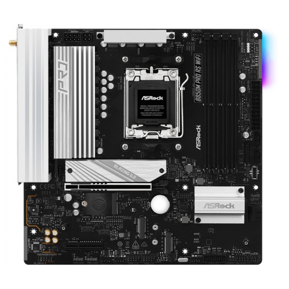 ASRock B850M Pro RS WiFi Motherboard Micro ATX με AMD AM5 Socket