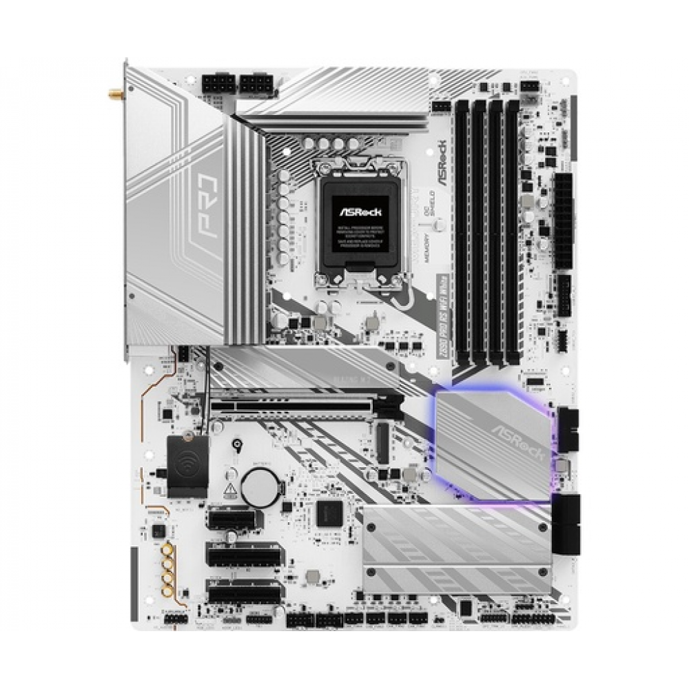 ASRock Z890 Pro RS WiFi White Motherboard ATX with Intel 1851 Socket