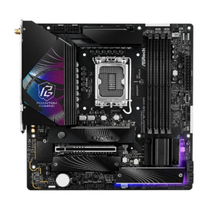 ASRock Phantom Gaming Z890M Riptide WiFi Motherboard Micro ATX with Intel 1851 Socket ASRock Phantom Gaming Z890M Riptide WiFi Motherboard Micro ATX with Intel 1851 Socket