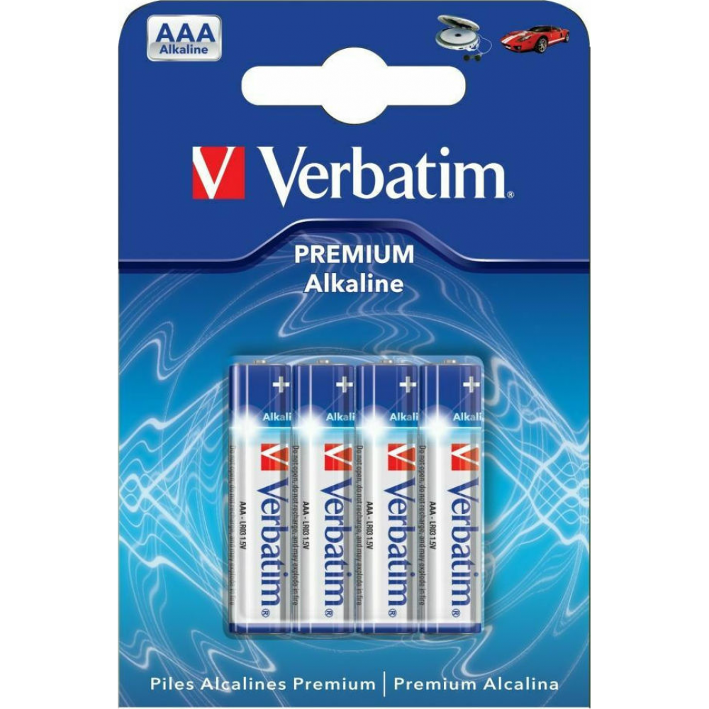 Verbatim Αλκαλικές Μπαταρίες AAA 1.5V 4τμχ