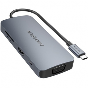 Hikvision USB-C Docking Station με HDMI 4K PD Γκρι  Hikvision USB-C Docking Station με HDMI 4K PD Γκρι