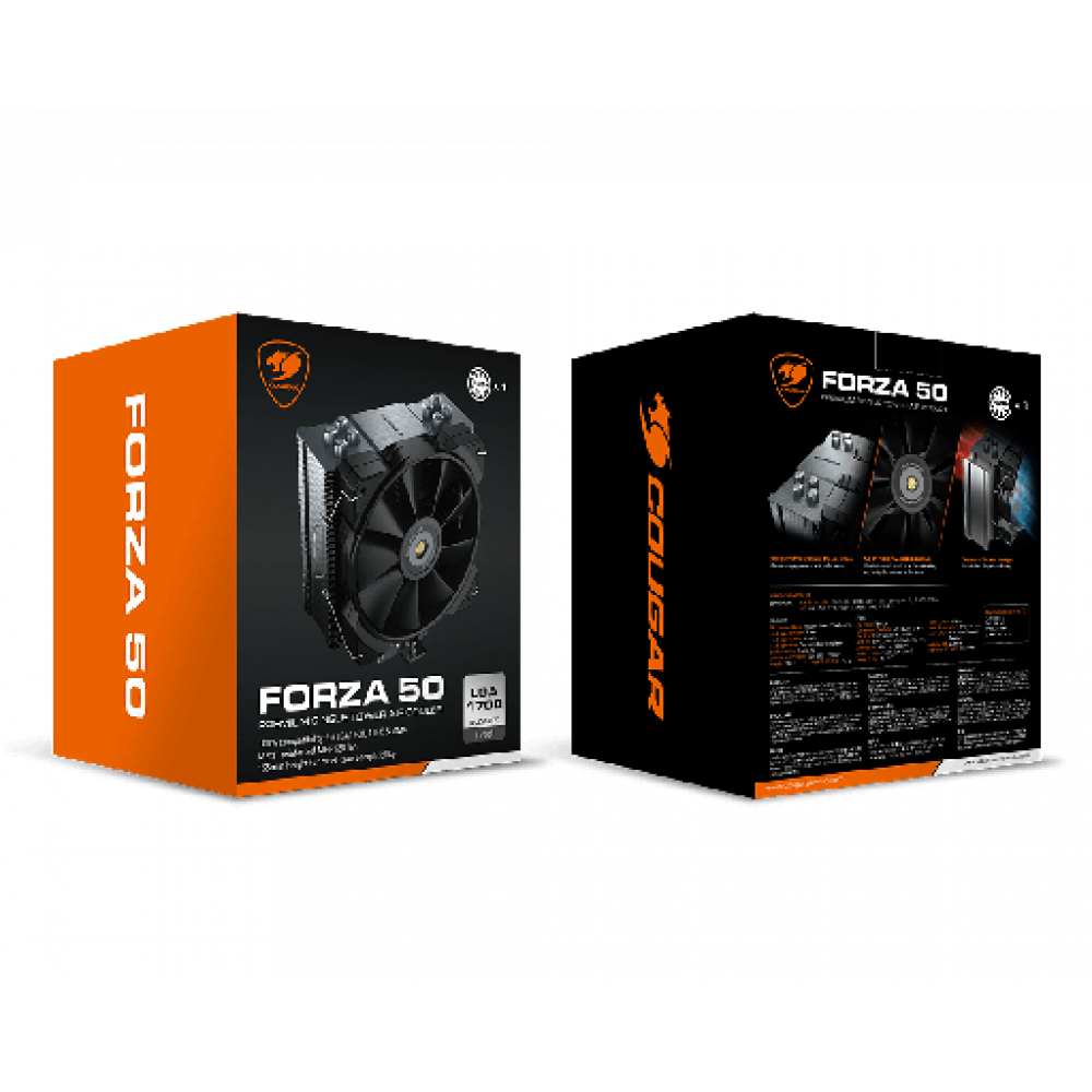 Cougar Forza 50 – Single‑Tower Air Cooler για CPU