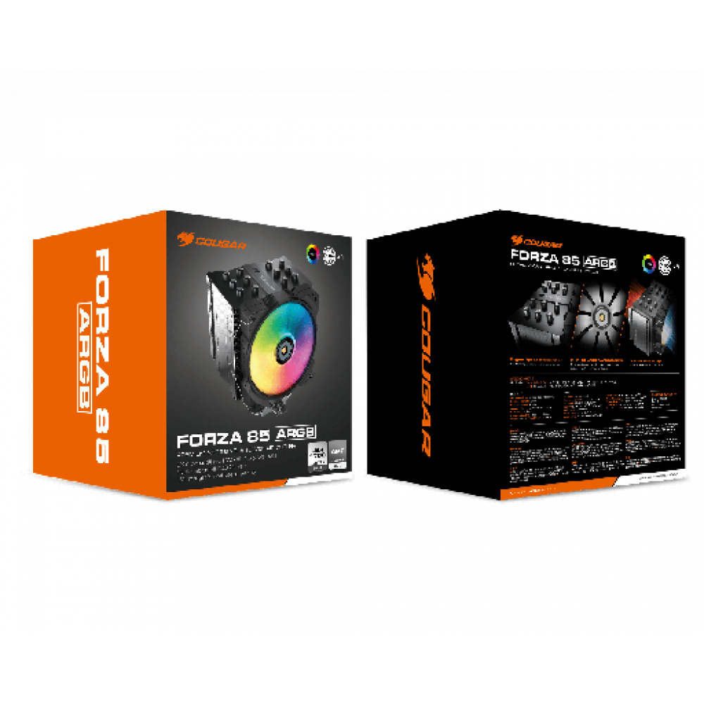 Cougar Forza 85 ARGB – Premium ARGB Single‑Tower Air Cooler