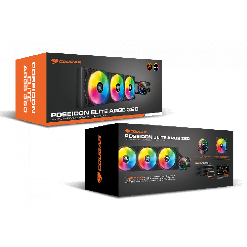 Cougar Poseidon Elite 360 ARGB – 360mm Liquid CPU Cooler