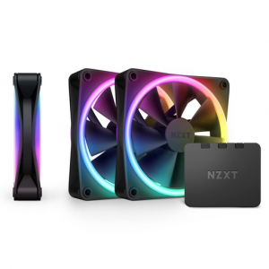 NZXT F120 RGB Duo Triple Pack & RGB Controlle Black NZXT F120 RGB Duo Triple Pack & RGB Controlle Black