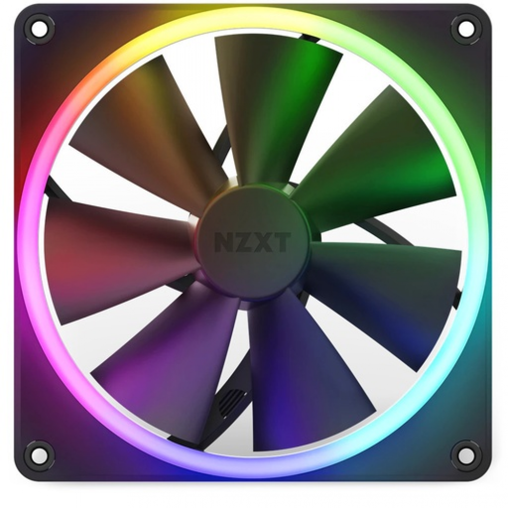 NZXT F140 RGB Case Fan με Σύνδεση 4-Pin PWM 2τμχ