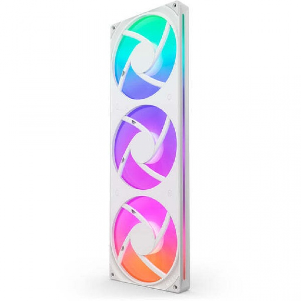 NZXT F420 RGB Case Fan 140mm με Σύνδεση 4-Pin PWM Λευκό
