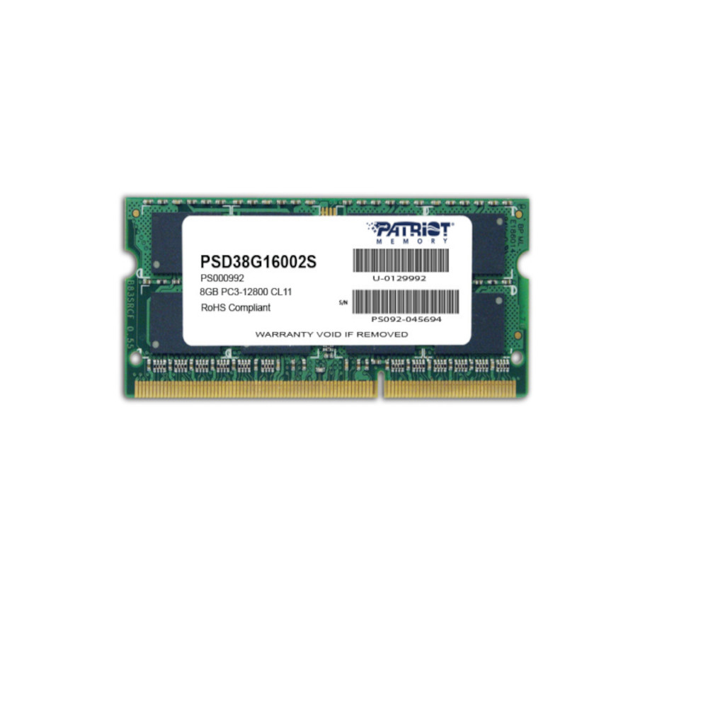 PATRIOT SIGNATURE soDDR3 04GB 1600MHz PC3-1280 LV 1R/2S