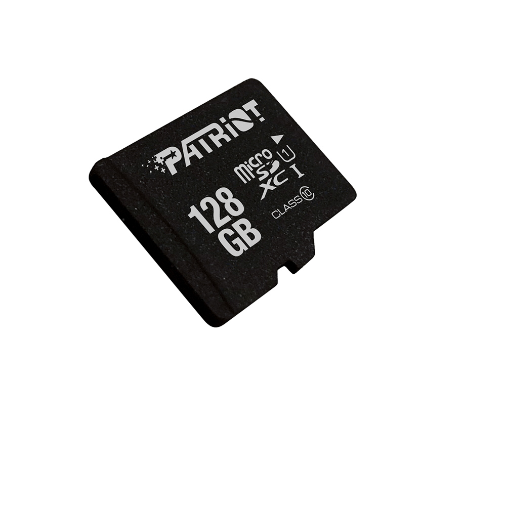 PATRIOT LX MICROSD/XC, 128GB C10 U1 80/10MBs NO-ADAPTER