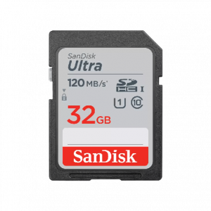 SanDisk Ultra 32GB SDHC Memory Card 120MB/s
