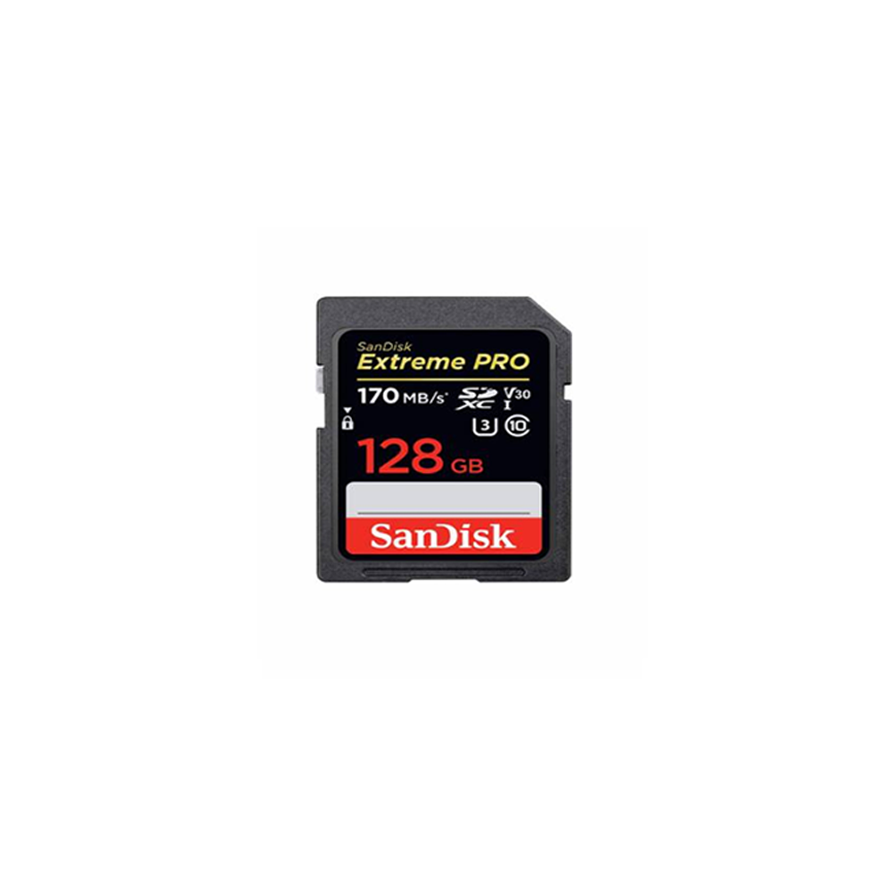 Sandisk Extreme Pro SDXC 128GB Class 10 U3 V30 UHS-I
