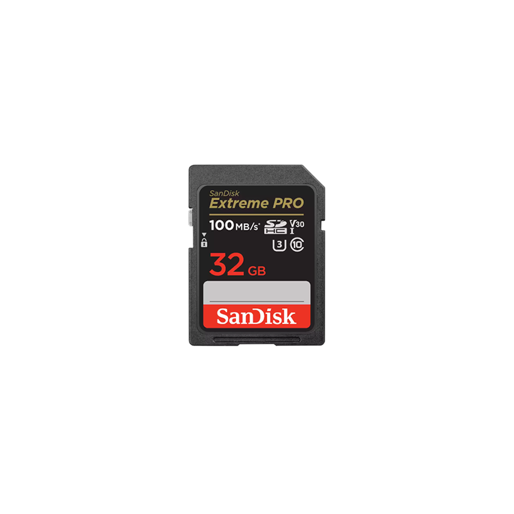 Sandisk Extreme Pro SDXC 32GB Class 10 U3 V30 UHS-I