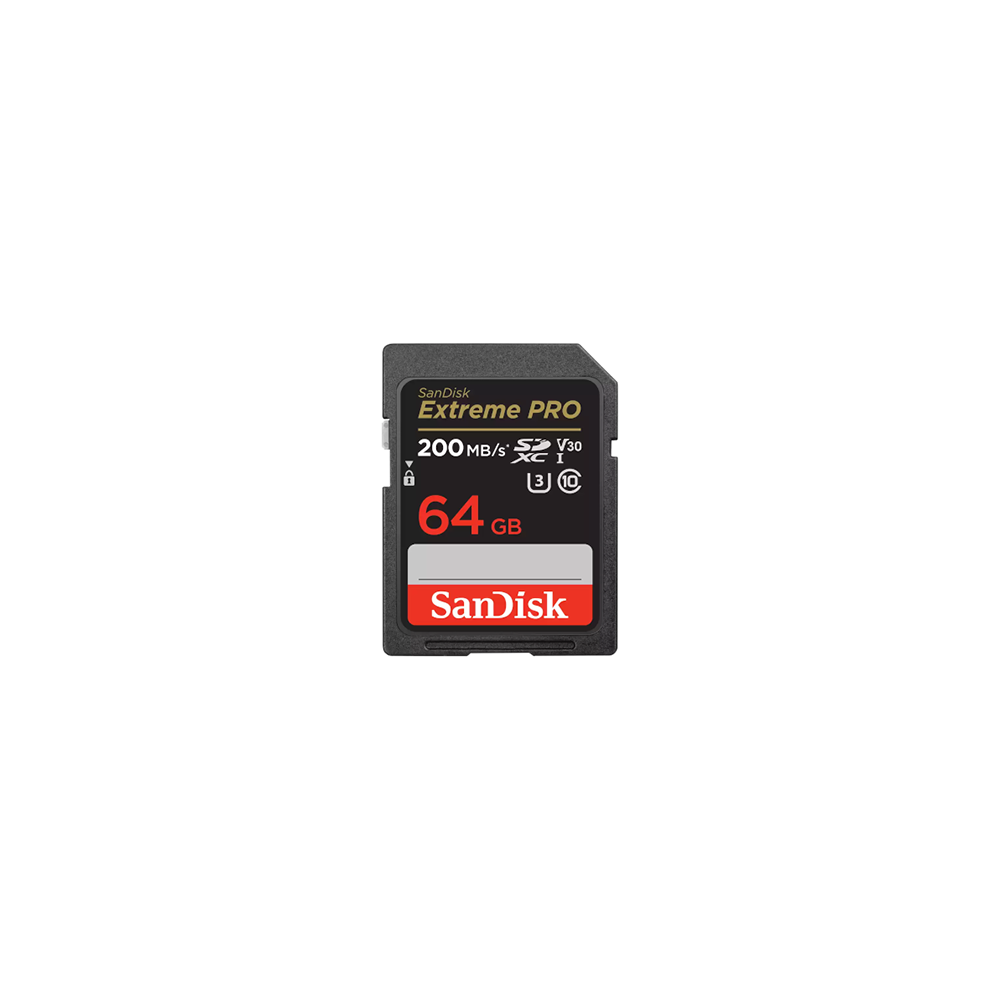 SanDisk Extreme Pro SDXC 64GB Class 10 U3 V30 UHS-I 