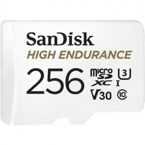 Sandisk High Endurance microSDXC 256GB Class 10 U3 V30 UHS-I με αντάπτορα Sandisk High Endurance microSDXC 256GB Class 10 U3 V30 UHS-I με αντάπτορα