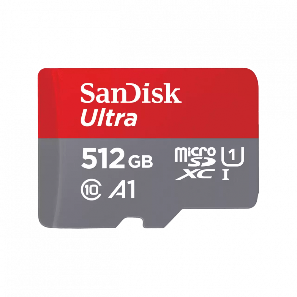Sandisk Ultra microSDXC 512GB Class 10 U1 A1 UHS-I με αντάπτορα