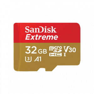 Sandisk Extreme microSDHC 32GB Class 10 U3 V30 A1 UHS-I με αντάπτορα Sandisk Extreme microSDHC 32GB Class 10 U3 V30 A1 UHS-I με αντάπτορα