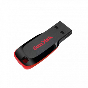 Sandisk Cruzer Blade 16GB USB 2.0 Stick Μαύρο