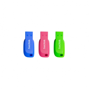 SanDisk Cruzer Blade USB Flash Drive 3-pack - 16GB SanDisk Cruzer Blade USB Flash Drive 3-pack - 16GB