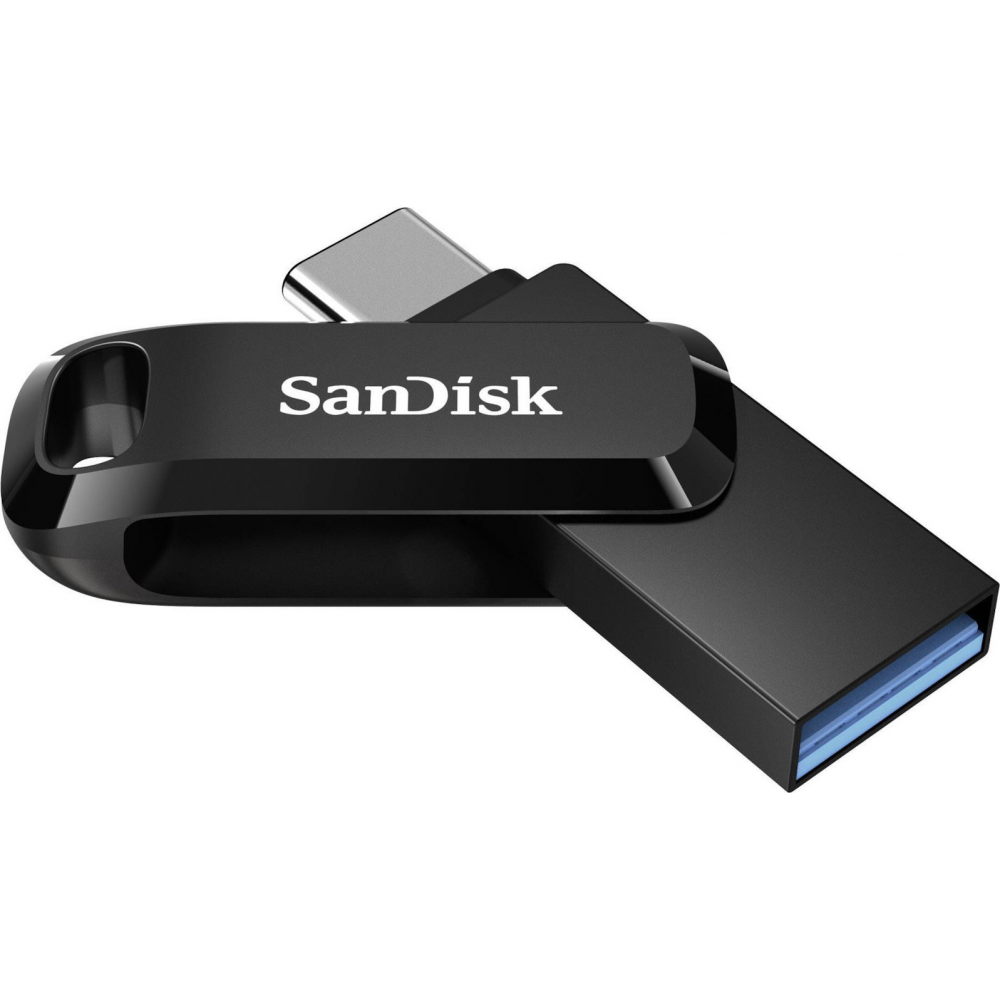 Sandisk Ultra Dual Drive Go 256GB USB 3.1 Stick με σύνδεση USB-C & USB-A Μαύρο