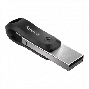 Sandisk iXpand 128GB USB 3.0 Stick με σύνδεση Lightning & USB-A Μαύρο Sandisk iXpand 128GB USB 3.0 Stick με σύνδεση Lightning & USB-A Μαύρο