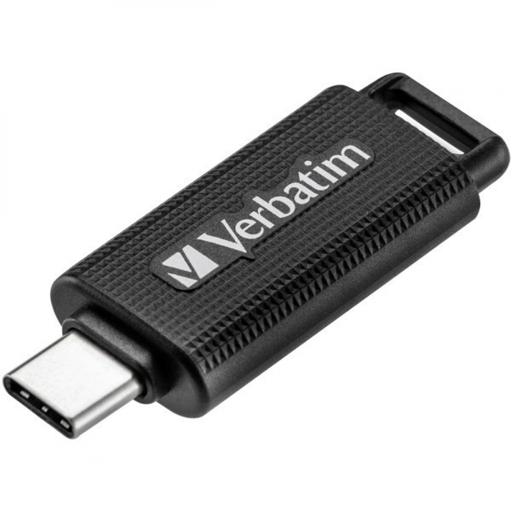 Verbatim Retractable 32GB USB 3.2 Stick με σύνδεση USB-C Μαύρο