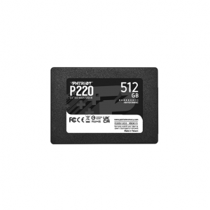 PATRIOT P220, 512GB 2.5"/SATA3 550/500MBs 40K/50K PATRIOT P220, 512GB 2.5"/SATA3 550/500MBs 40K/50K