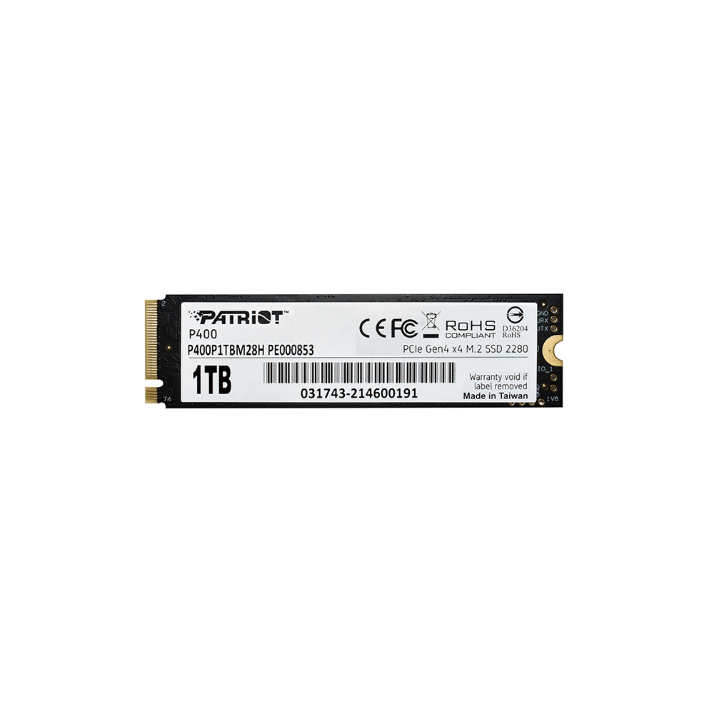PATRIOT P400, 001TB M2/2280 PCIe4x4/NVMe 5000/4800MBs