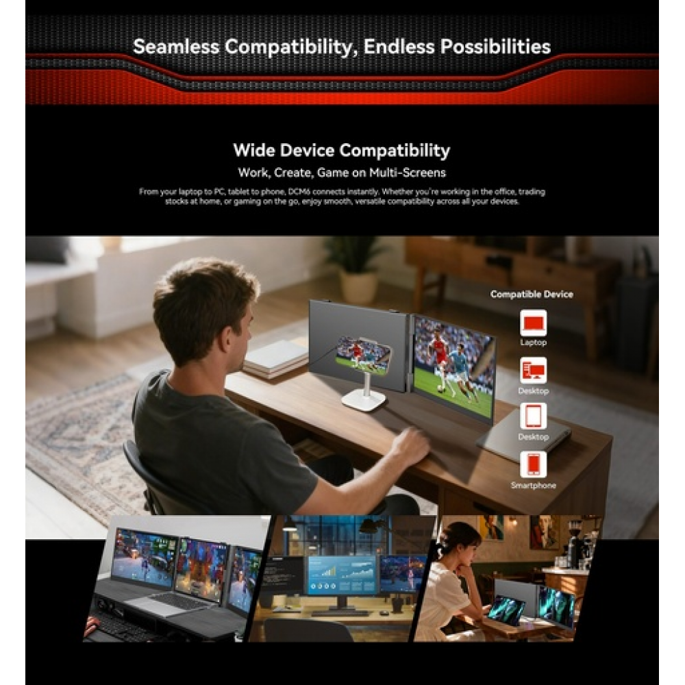 Blackview SCM6 14" IPS, 1080p FHD Laptop Screen One Extra Screen 