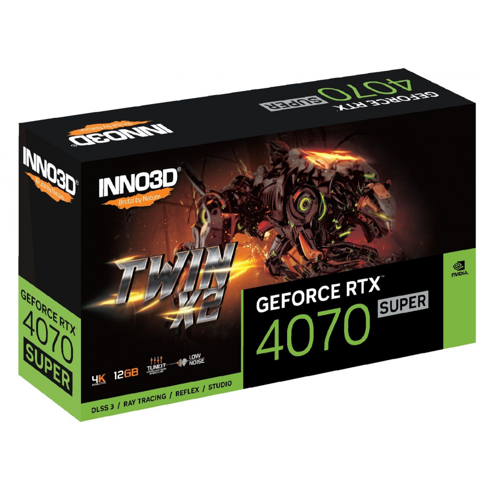 INNO3D GeForce RTX 4070 SUPER Twin X2 12GB 